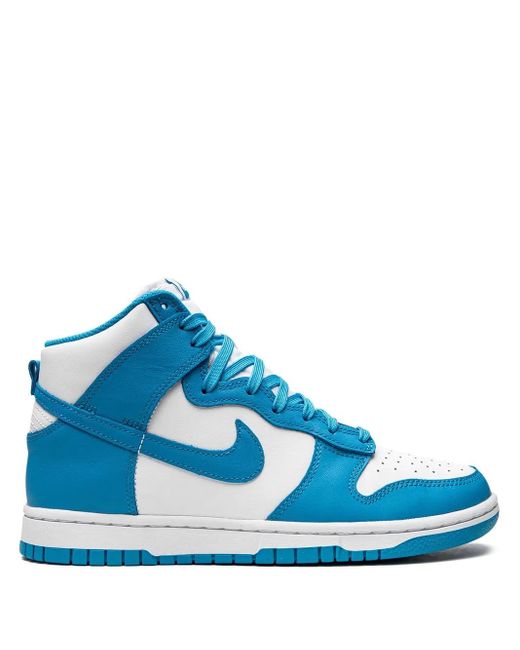 Nike Blue Dunk High "Laser" Sneakers for men