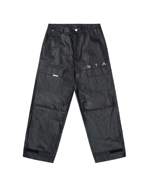 RTA Gray Wylie Cargo Jeans for men
