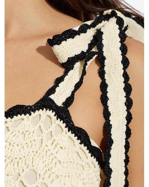 Zimmermann White Crocheted Strappy Dress