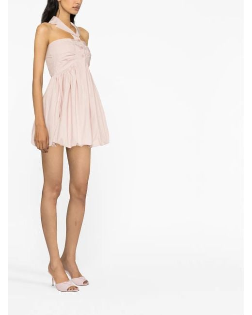 Philosophy Di Lorenzo Serafini フレア ミニドレス Pink