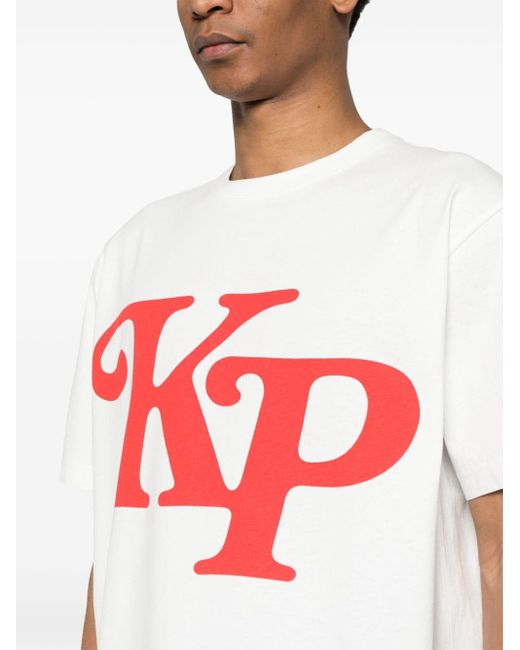 T-shirt con stampa Verdy Bear di KENZO in White da Uomo