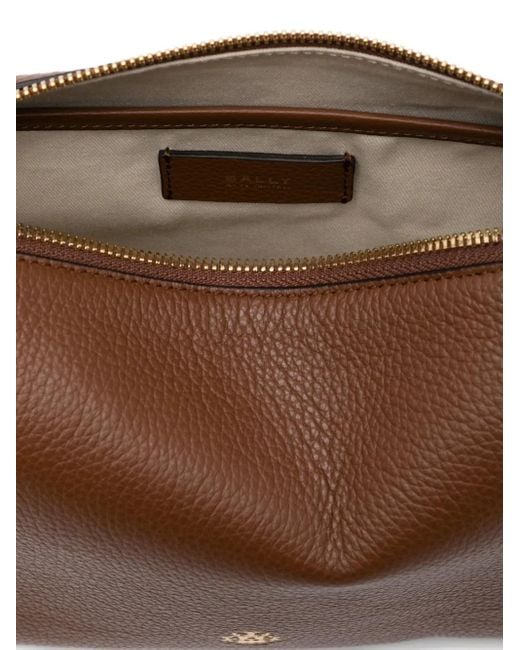 Bally レザー ハンドバッグ Brown