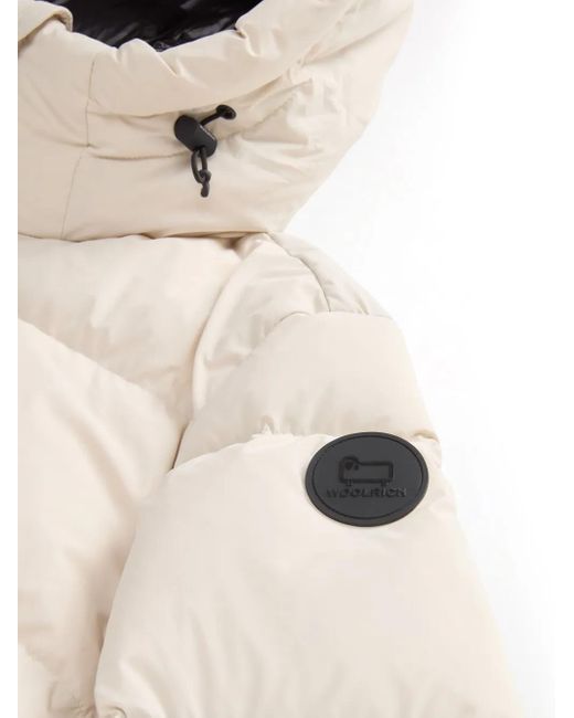 Woolrich White Sierra Padded Jacket for men