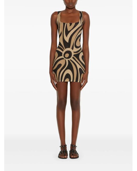 pucci marmo mini dress Pucci - Marmo Print Silk Twill Mini Dress