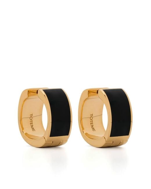 Totême Metallic Signature Hoops
