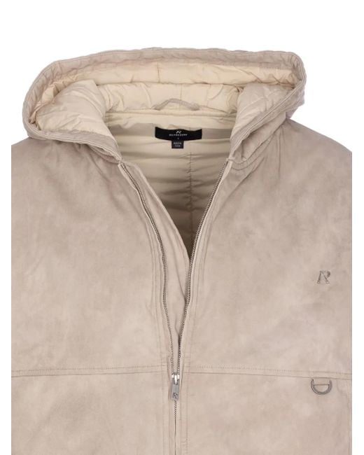 Represent Natural Hooded Padded Bomber Jacket for men
