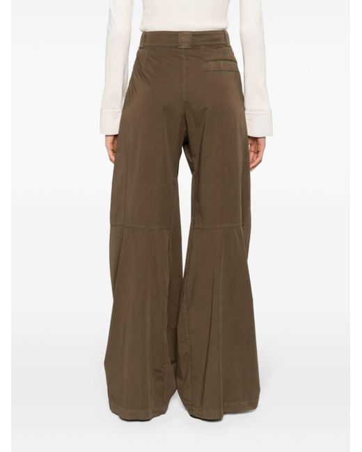 Pantalon ample à détails plissés Lemaire en coloris Brown