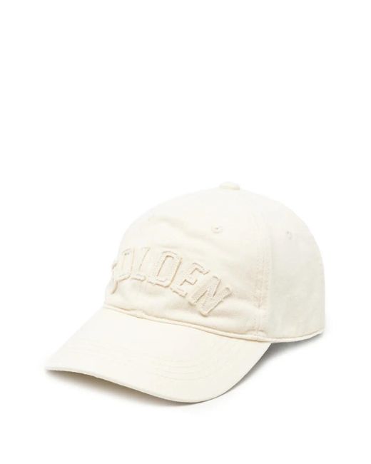 Golden Goose Deluxe Brand Natural Logo-Patch Baseball Cap