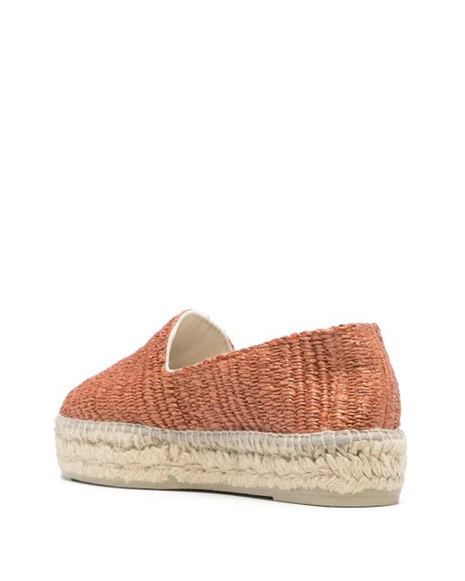Manebí Brown Yucatán Raffia Espadrilles