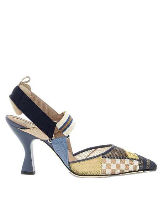 Zapatos Colibri con tacón de 85 mm Fendi de color Metallic