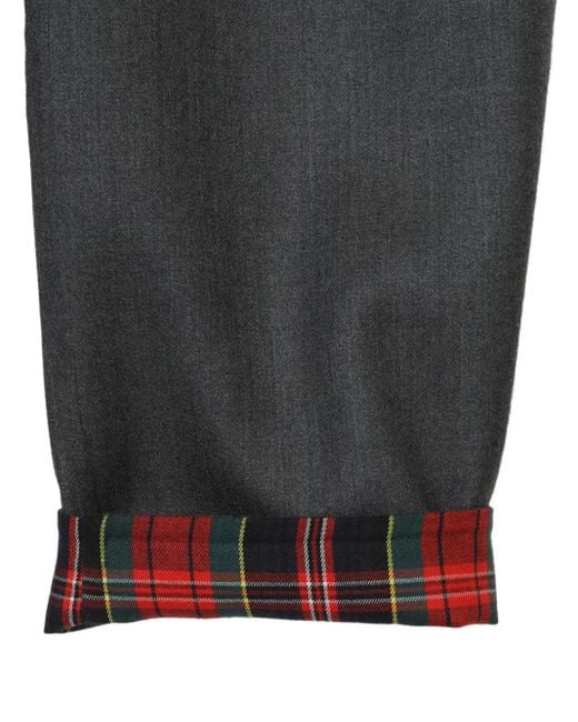 Elasticated-waist trousers Undercover de hombre de color Gray