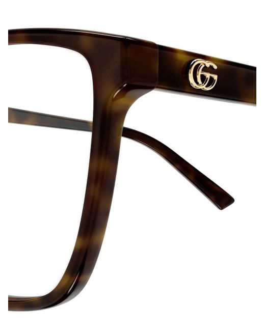 Gucci Brown Cat-Eye Glasses