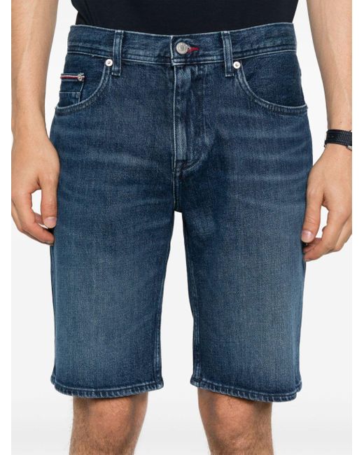 Tommy Hilfiger Blue Brooklyn Denim Shorts for men