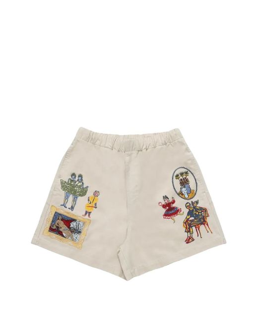 Samuel Zelig White Northfield Shorts for men
