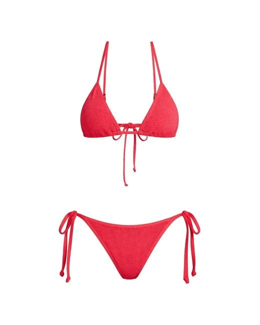 Bondeye Red Haut De Bikini Luana Triangle