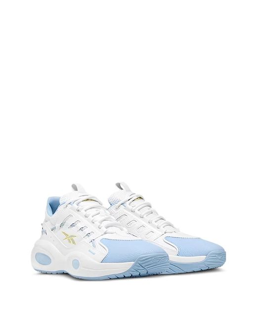 Reebok White Solution Mid Sneakers for men