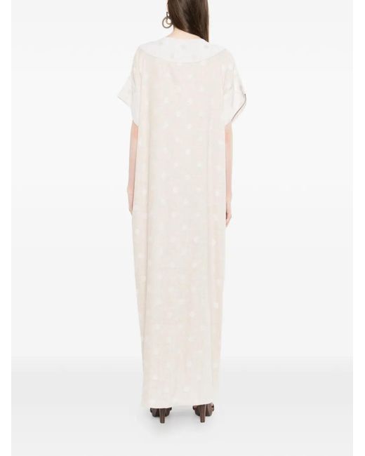 Bambah White Lila Maxi Dress