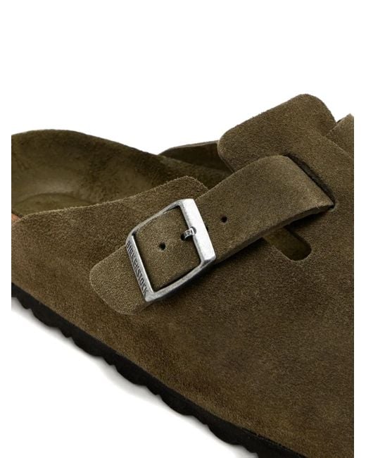 Birkenstock Boston BS Clogs aus Wildleder in Brown für Herren