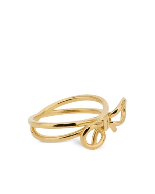 Ferragamo Natural Doppelter Ring Mit Schleife
