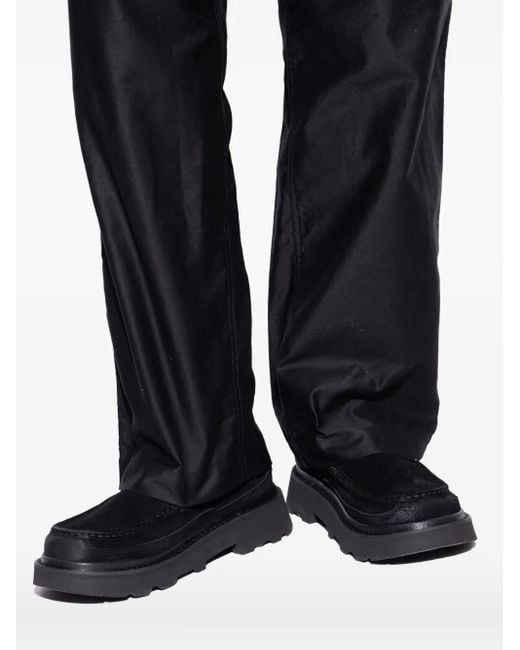 メンズ Ugg Ascot プラットフォーム スエードローファー Black