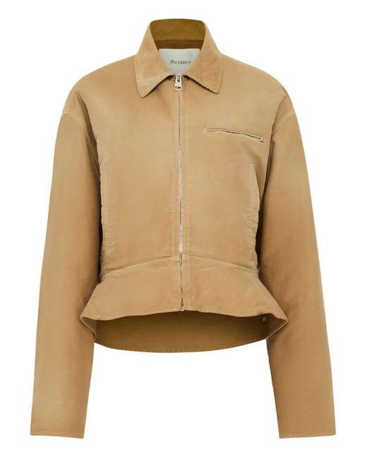 J.W. Anderson Natural Flared-Hem Jacket