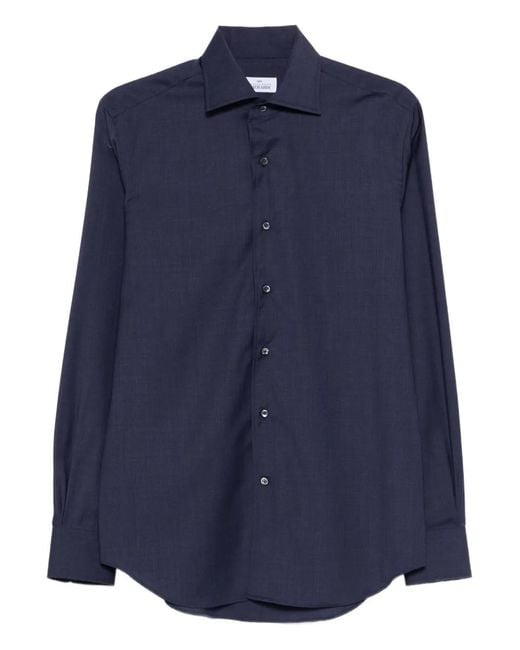 Alessandro Gherardi Blue Button Shirt for men