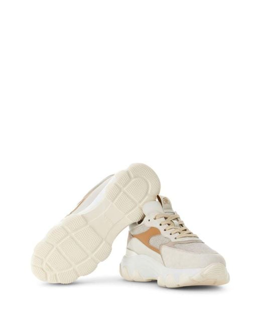 Hogan Hyperactive Sneakers Met Vlakken in het White