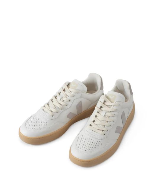 Veja White Leather Sneakers