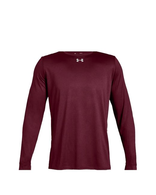 Under Armour Purple Locker 2.0 Long-Sleeve T-Shirt for men