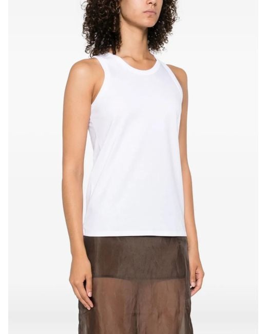 Loulou de Saison White Poso Lds Tank Top