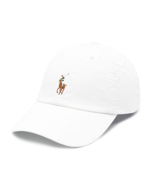 Polo Ralph Lauren Baseballkappe mit Polo Pony-Stickerei in White für Herren