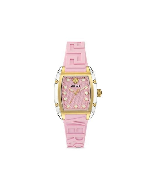 Reloj Dominus de 38 mm Versace de color Pink