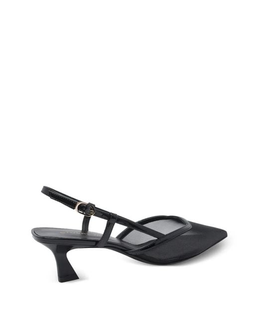 Stuart Weitzman White Vinnie Pointed Pumps