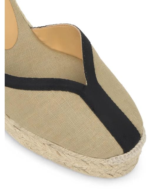 Castaner Black Carmen Platform Espadrilles