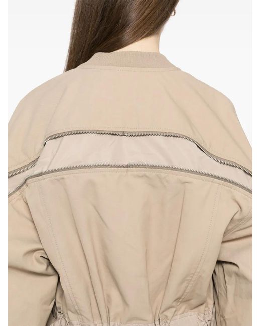 3.1 Phillip Lim Natural Cropped Bomber Jacket