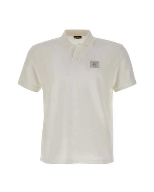Blauer White Harvey Polo Shirt for men