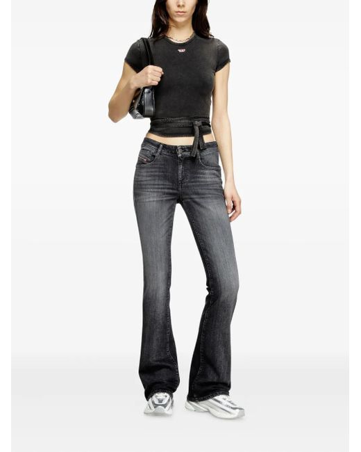 DIESEL Gray Bootcut 1969 D-Ebbey Jeans