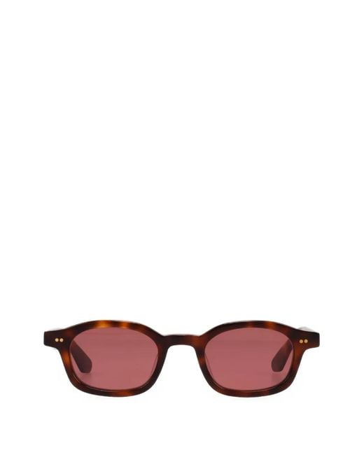 AKILA Pink Ceres Rectangle-Frame Sunglasses