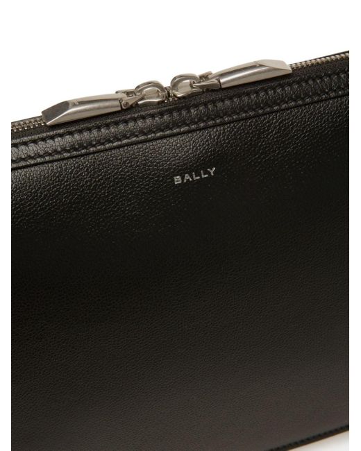 Bally men's leather clutch hotsell bag