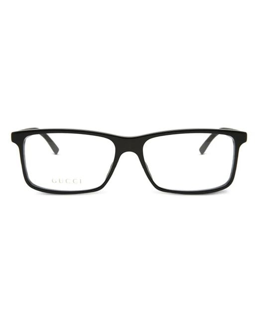 Gucci Brille Mit Eckigem Gestell in Brown für Herren