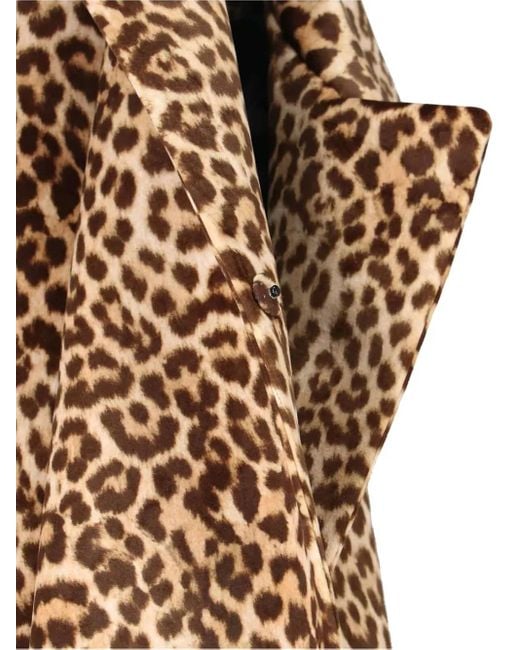 Abrigo Con Motivo De Leopardo Duran Lantink de color Natural