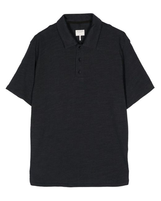 Rag & Bone Poloshirt mit kurzen Ärmeln in Black für Herren