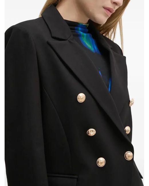 GAUDI Black Double-Breasted Blazer
