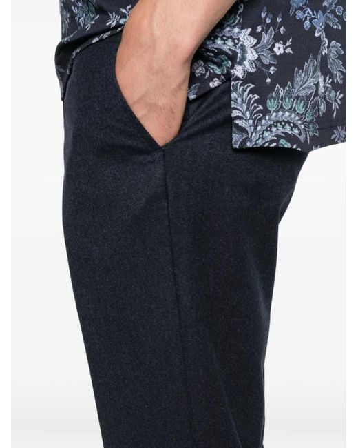 Pantalones con bajos ajustados Barba Napoli de hombre de color Blue