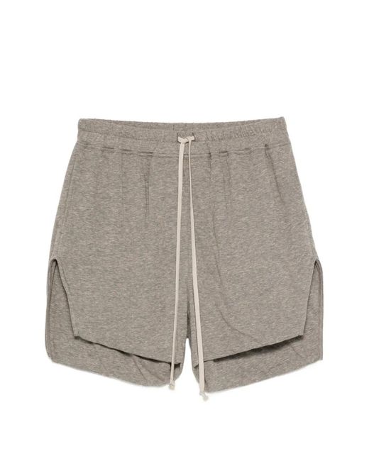 Rick Owens Gray Double Boxer Shorts for men