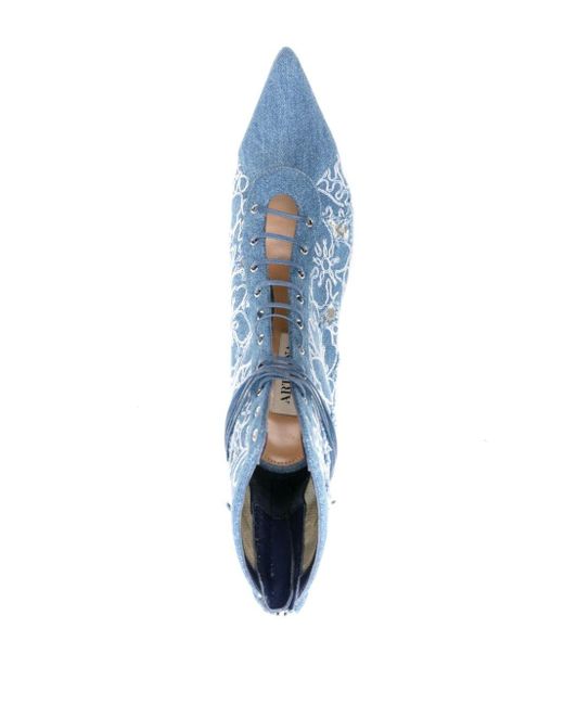 Arteana Blue Torino Stiefel aus Denim 75mm