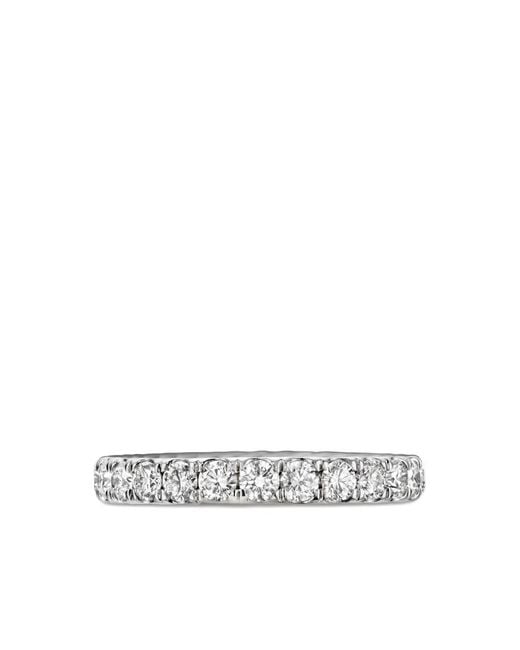 David Yurman White Platinum Dy Eden Diamond Band Ring (2.8Mm)
