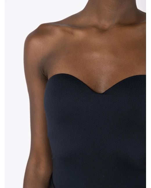 Amir Slama Black Strapless Tube Top