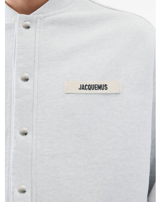 Jacquemus White Sweat Gros Grain for men