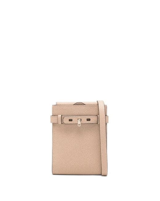 Valextra Natural Brera Buckle Mini Bag